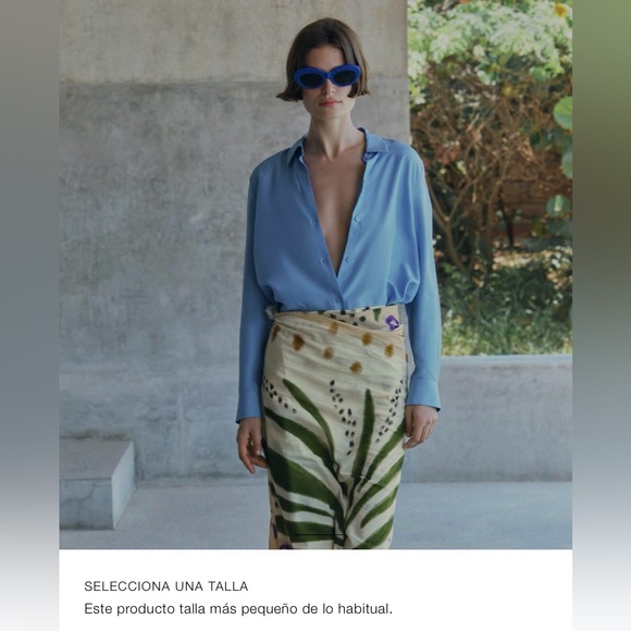 ZARA…100% silk shirt
SLIM ZW COLLECTION - Picture 3 of 17